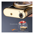 2-in-1 Electric Lighter with Built-in Watch and Rocker Arm