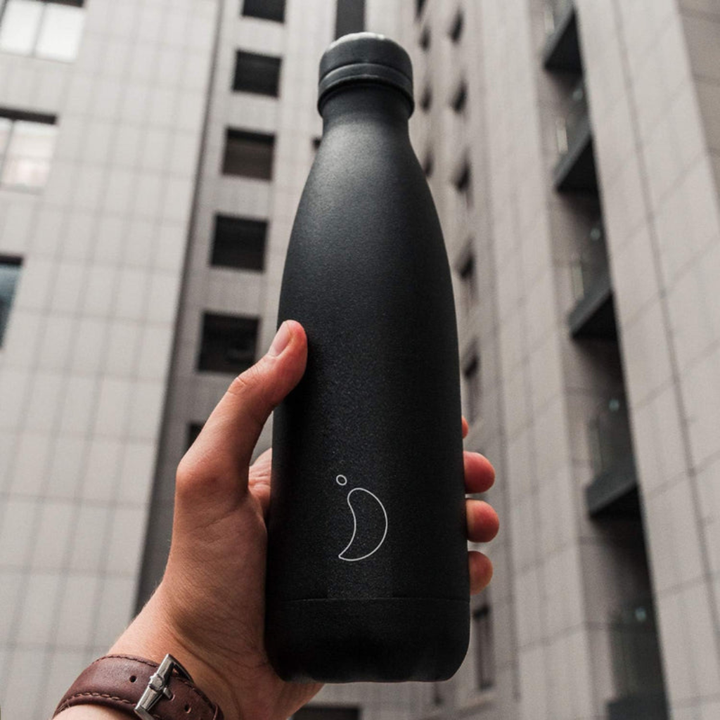 500 ml Stainless Steel Insulated Water Bottle – Leak-Proof, Double-Wall Vacuum Flask (Hot & Cold), BPA-Free, Travel-Ready – Black
