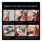2-in-1 Electric Lighter with Built-in Watch and Rocker Arm