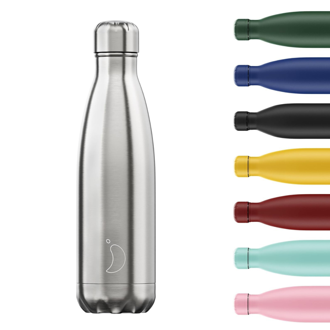 500 ml Stainless Steel Insulated Water Bottle – Leak-Proof, Double-Wall Vacuum Flask (Hot & Cold), BPA-Free, Travel-Ready – Black