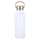 Axooms 500 ml Stainless Steel Water Bottle – 18/8, BPA-Free, Leak-Proof Ring Handle (White)