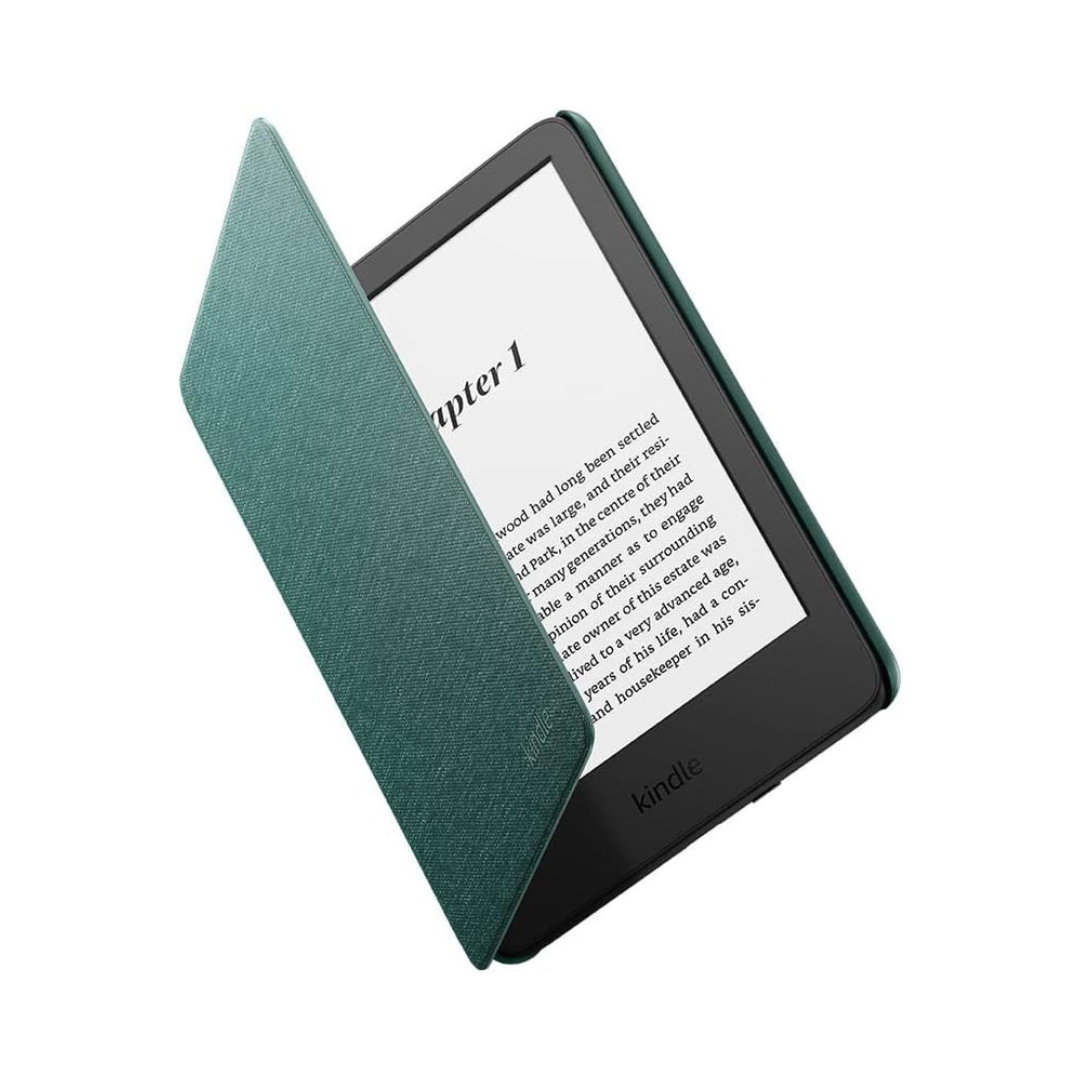 Fabric Cover for Kindle (Fits 2024 & 2022 Releases Only) – Auto Wake/Sleep, Magnetic Closure, Fold-Back Design, Lightweight – Premium Fabric with Microfiber Liner