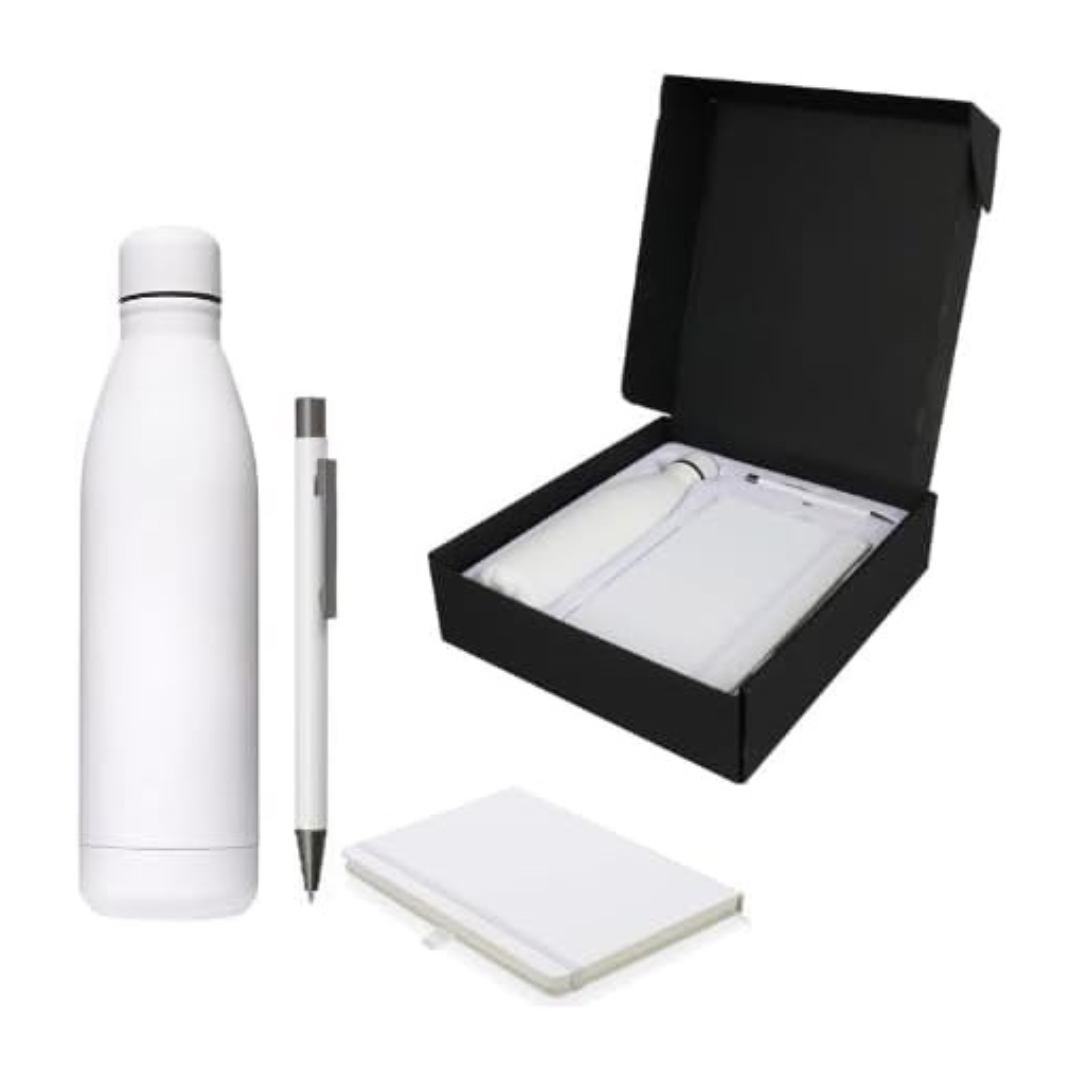 Axooms Premium 3-in-1 Gift Set – Insulated Bottle (500 ml), A5 Notebook & Metal Pen | Corporate & Personal Gifts