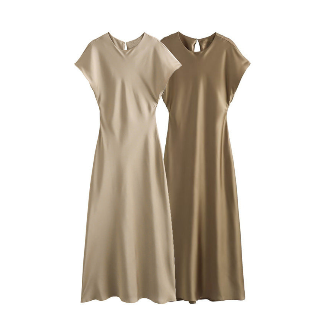Women’s Sleeveless Midi Dress – Polyester (XS–L)