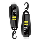 Axooms Compact Digital Tyre Pressure Gauge with Keyring – LED Display, 5–99 PSI