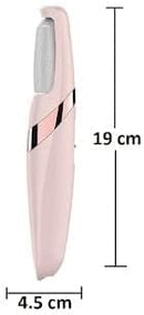 Axooms Rechargeable Pedicure Callus Remover for Dead Skin, Hard and Cracked Skin, Foot Scrubbing Roller