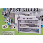 Axooms 16W Electronic Insect Killer – Indoor Bug Zapper with Dual UV Bulbs, Safe Mesh, Hanging Chain & Removable Tray