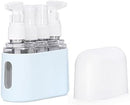 Axooms 4-Piece Silicone Travel Bottle Set, Leakproof TSA-Approved Toiletry Containers
