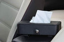 Car Tissue Holder Made of Synthetic Polyurethane Leather with Clip for Car Sun Visor - Facial Tissue Box Holder and Other Tissue Paper