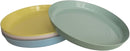 Set of 6 Axooms KALAS Plastic Plates 304.213.01, Multicolor, 19 x 2 cm