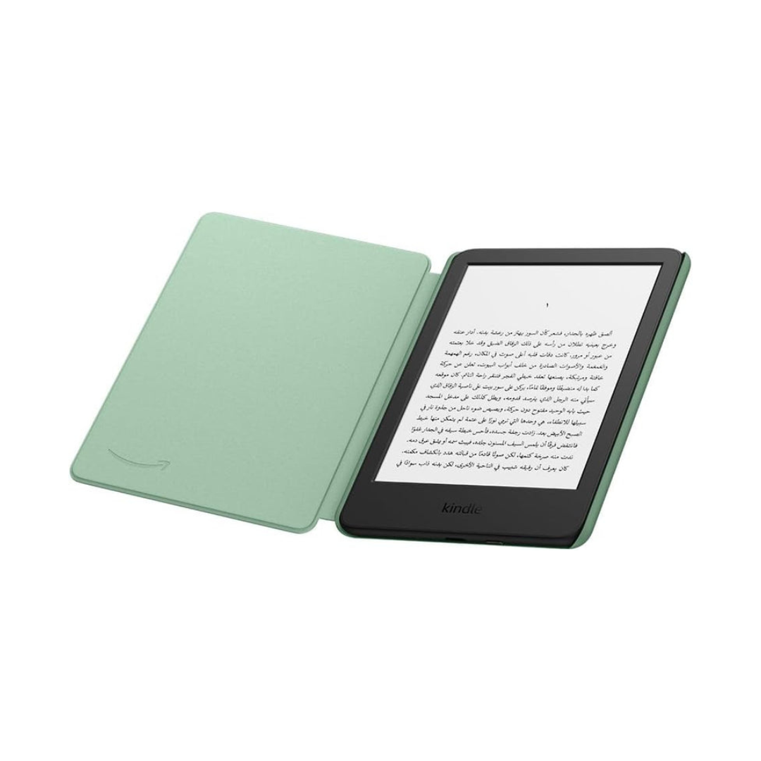 Fabric Cover for Kindle (Fits 2024 & 2022 Releases Only) – Auto Wake/Sleep, Magnetic Closure, Fold-Back Design, Lightweight – Premium Fabric with Microfiber Liner