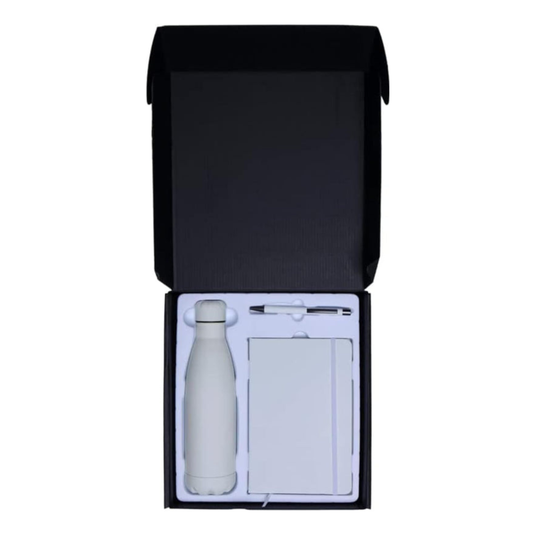 Axooms Premium 3-in-1 Gift Set – Insulated Bottle (500 ml), A5 Notebook & Metal Pen | Corporate & Personal Gifts