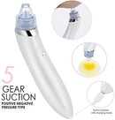 Axooms Acne Pore Cleaner, Electric Blackhead Remover with 4 Microcrystalline Heads (Multicolor)