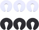 Axooms 6-Piece Door Finger Guards and Safety Stoppers, Soft Foam Anti-Slam Protectors