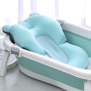 Axooms Baby Bath Cushion, Non-Slip Newborn Bath Seat Support, Soft Quick-Dry Adjustable Bath Mat