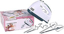 Axooms 7-Speed Hand Mixer 260W for Eggs & Food Beating (White)
