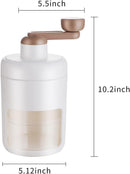 Axooms Ice Shaver & Snow Cone Machine - Portable Manual Ice Crusher with Free Ice Cube Trays - BPA Free
