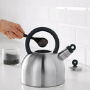 Axooms Whistling Stainless Steel Kettle, Black 2 Liter (2 Quart) - Sold by Stockland (502.395.94)