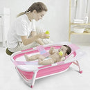Axooms Portable Foldable Baby Bathtub for Infants and Toddlers - Pink
