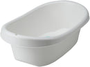Axooms Lightweight Portable Baby Bathtub for Infants and Toddlers - White/Turquoise