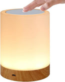 Axooms Night Light, LED Portable Bedside Table Lamp, USB Rechargeable, Touch & Remote Control Dimmable Light, RGB Color Changing, Portable Lamp for Bedroom, Living Room, Camping
