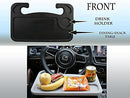 Axooms Decor Black Car Steering Wheel Tray, Laptop Stand and Dining Table by Lighter Wilmet
