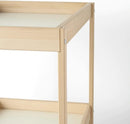 Axooms Sniglar Baby Changing Table, Beech Wood, White