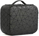 Axooms Cosmetics Storage Bag with Adjustable Compartments, Black, 25 × 22 × 9 cm