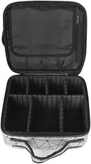 Axooms Cosmetics Storage Bag with Adjustable Compartments, Black, 25 × 22 × 9 cm