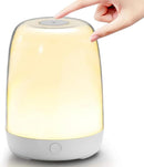 Axooms Rechargeable LED Touch Bedside Table Lamp, USB Night Light with 3 Warm Brightness Levels, 5 Colors and Gradient Mode for Bedroom, Nursery, Living Room and Camping