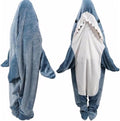 Super Soft Flannel Shark Hoodie for Adults/Kids