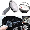 Axooms Car Tire and Wheel Cleaning Brush for Cars, Motorcycles, and Bicycles