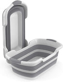 Axooms Foldable Multifunctional Plastic Bathtub for Pets, Collapsible, Gray