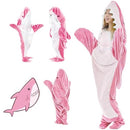 Wearable Shark Blanket Hoodie Onesie Adults/Kids