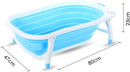 Portable Foldable Baby Bathtub for Infants and Toddlers - Blue