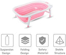 Axooms Portable Foldable Baby Bathtub for Infants and Toddlers - Pink