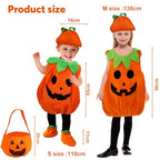 Kids Pumpkin Costume with Pumpkin Hat