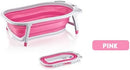 Axooms Portable Foldable Baby Bathtub for Infants and Toddlers - Pink