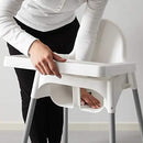 Axooms ANTILOP High Chair with Tray, White