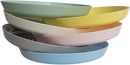 Set of 6 Axooms KALAS Plastic Plates 304.213.01, Multicolor, 19 x 2 cm