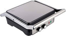 Axooms Electric Grill & Steak Maker – Non-Stick Removable Plates, 180° Open Flat Grilling, Adjustable Temperature Control (80–200°C), Stainless Steel Sandwich Press & Indoor Grill with Drip Tray