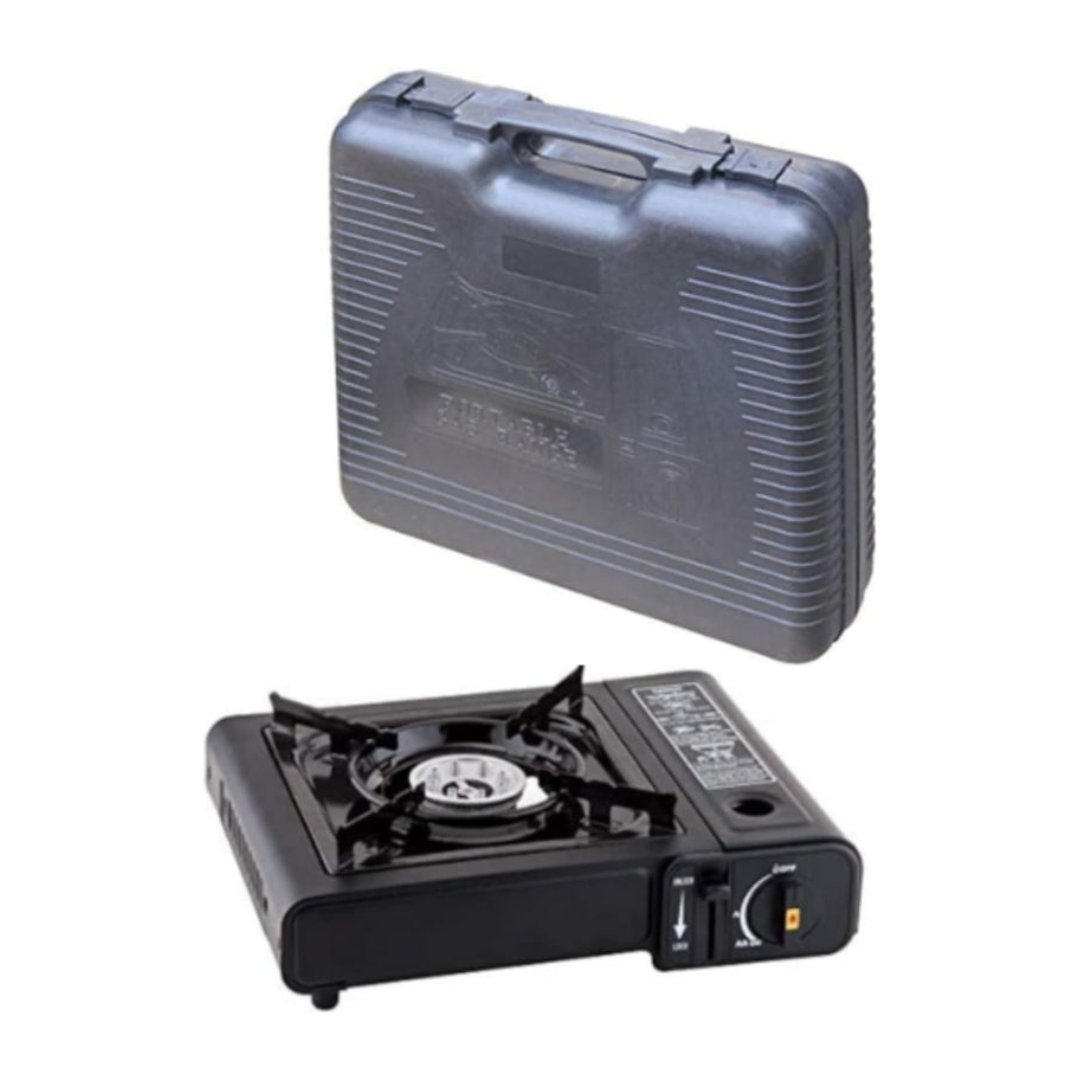 Axooms Portable Gas Stove – 3000W Stainless Single Burner with Case
