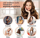 Axooms Heatless Curling Rod Headband with Hair Clips and Scrunchies