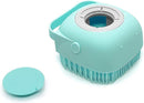 Axooms Silicone Body Scrubber with Shower Soap Dispenser, 1-Pack Soft Exfoliating Bath Brush for Babies, Children, Women, Men & Pets, Assorted Colors