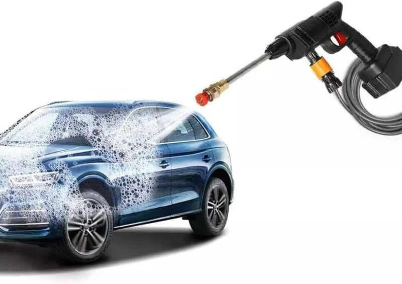 Axooms 48V High Pressure Water Sprayer 2 Batteries - Car Washing Machine, 5M Range, Cordless Portable Electric High Pressure Washer Gun, Used for Floor Cleaning and Garden Watering (2 Batteries)