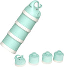 Axooms Baby Milk Powder Formula Dispenser, Stackable Formula Dispenser Container Mixie Bottle for Travel, Large Capacity Formula Holder and Snack Storage, Non-Spill, Powder Leakage Free, BPA Free (Green)