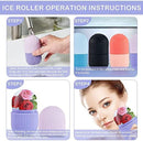 Axooms Reusable Ice Roller for Neck, Face & Eye Massage, Skin Glow & Firming, Puffy Eyes, Easy to Use & Carry