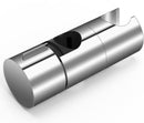 Axooms Shower Head Holder Universal Adjustable Shower Holder Bracket , Shower Head Holder Replacement Fits 18-25mm Round Shower Pole, ABS and Chrome-Plated, Silver