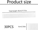 Axooms  30PCS Disposable Spa Facial Headbands Stretch Non-Woven Headband Wrap with Adjustable Magic Tape Elastic Soft Skin Care Hair Band for Women Girls Salons Beauty Esthetician(White)