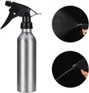 Axooms Refillable Water Spray Bottle - Aluminum Alloy 300ml Silver (Pack of 3)